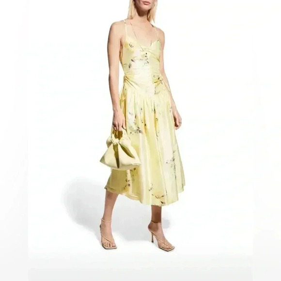 REBECCA TAYLOR
Floral-Print Silk‎ Open-Back Dress - Picture 1 of 5